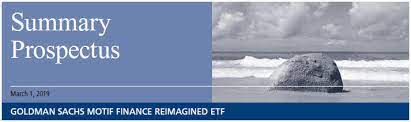 Goldman Sachs Finance Reimagined ETF stock logo
