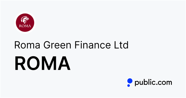 Roma Green Finance Limited stock logo