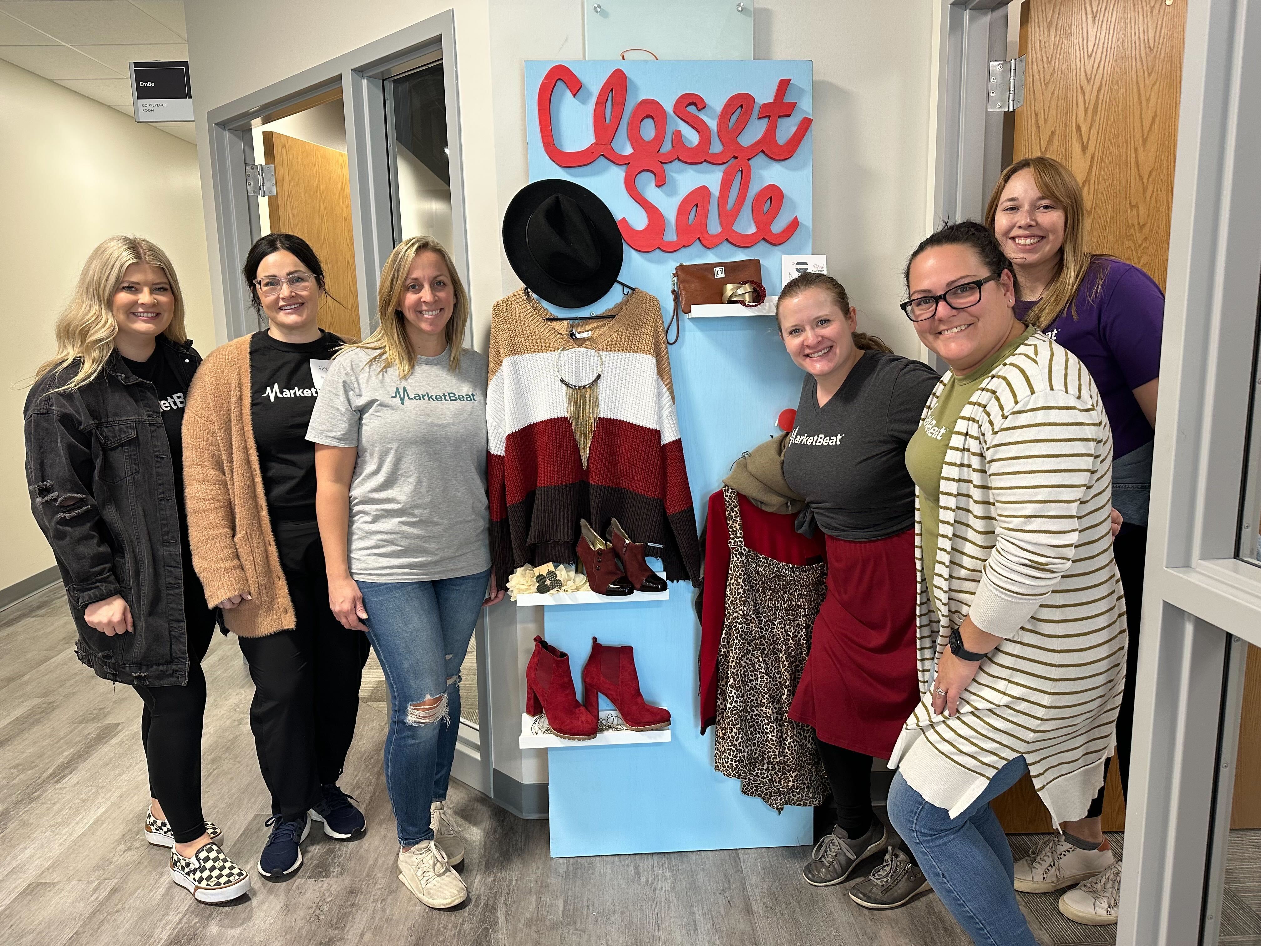 Staff at Embe Closet Sale