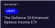 Defiance Oil Enhanced Options Income ETF logo