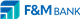 F & M Bank logo