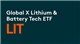 Global X Lithium & Battery Tech UCITs ETF logo
