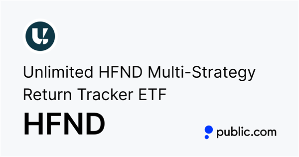 Unlimited HFND Multi-Strategy Return Tracker ETF