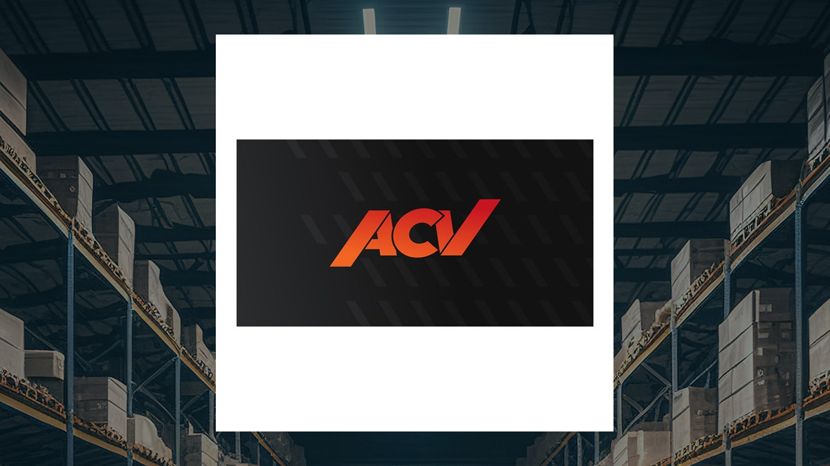 ACV Auctions logo with Retail/Wholesale background