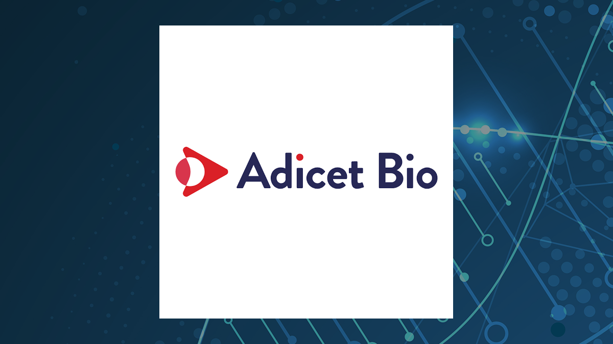 Adicet Bio logo with Medical background
