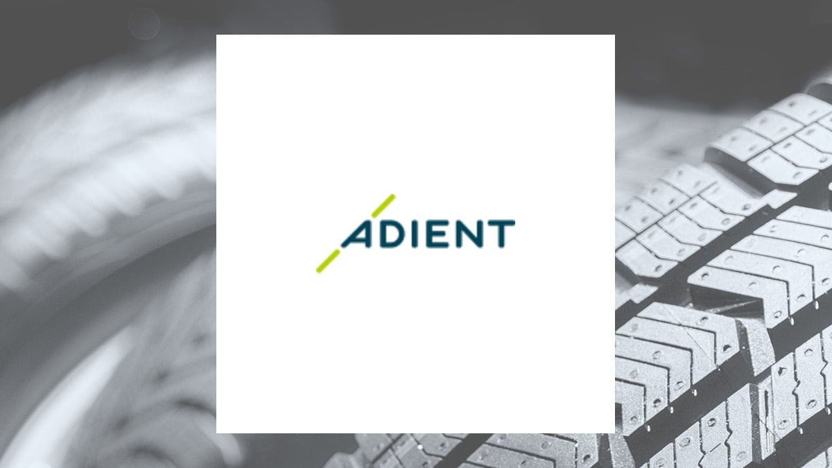 Adient logo with Auto/Tires/Trucks background