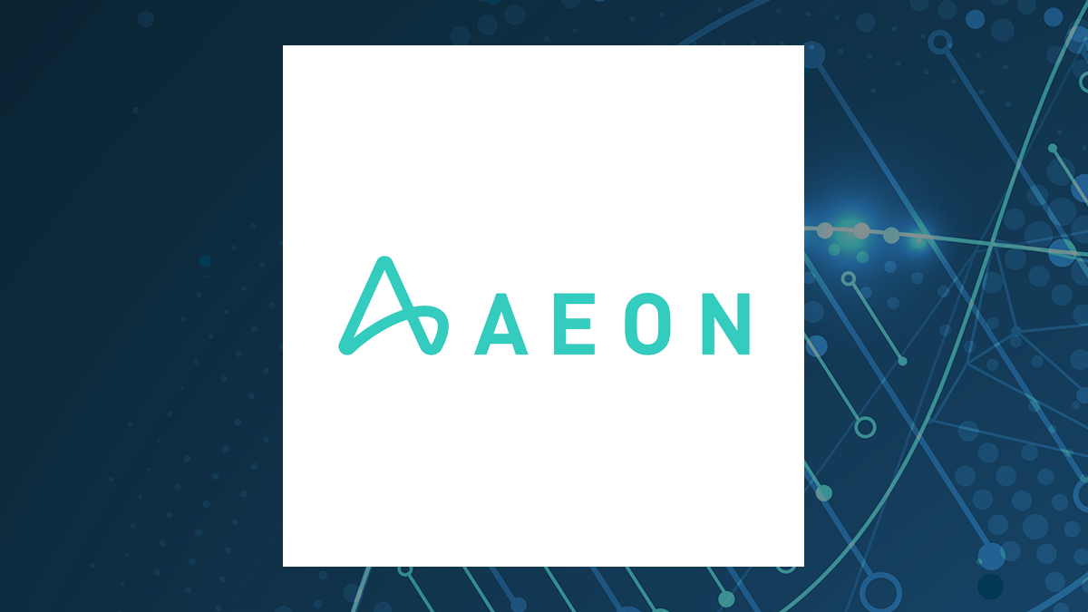 AEON Biopharma logo with Medical background