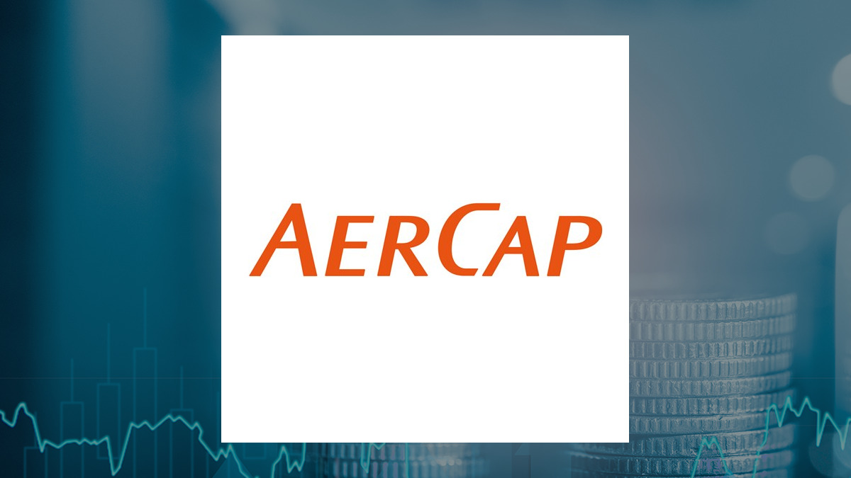 AerCap logo with Finance background