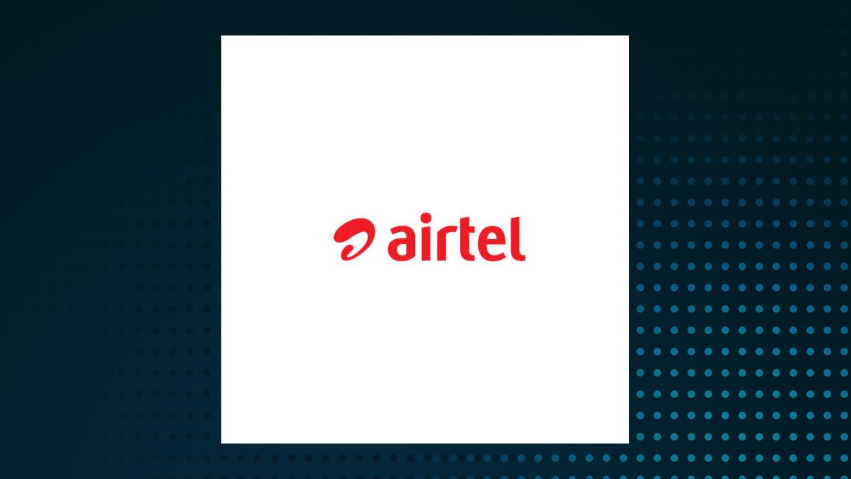 Airtel Africa logo with Communication Services background