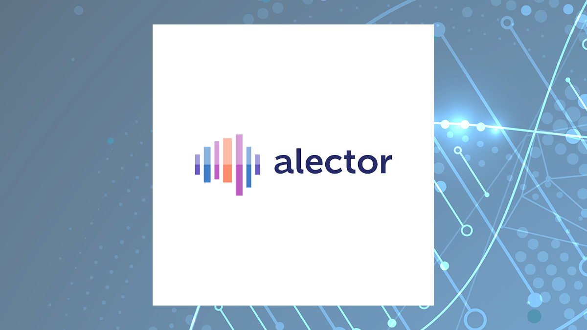Alector logo with Medical background