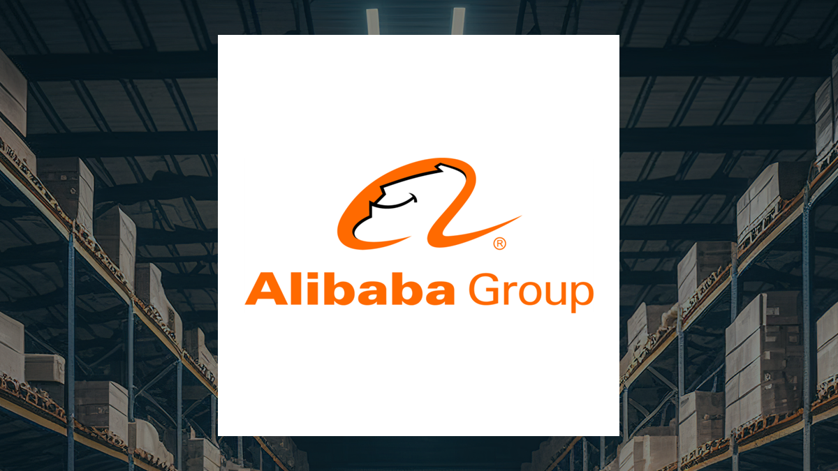 Alibaba Group logo with Retail/Wholesale background