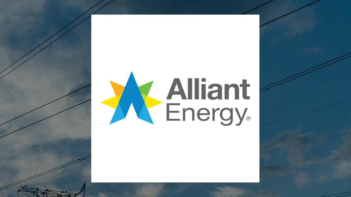 Alliant Energy logo with Utilities background