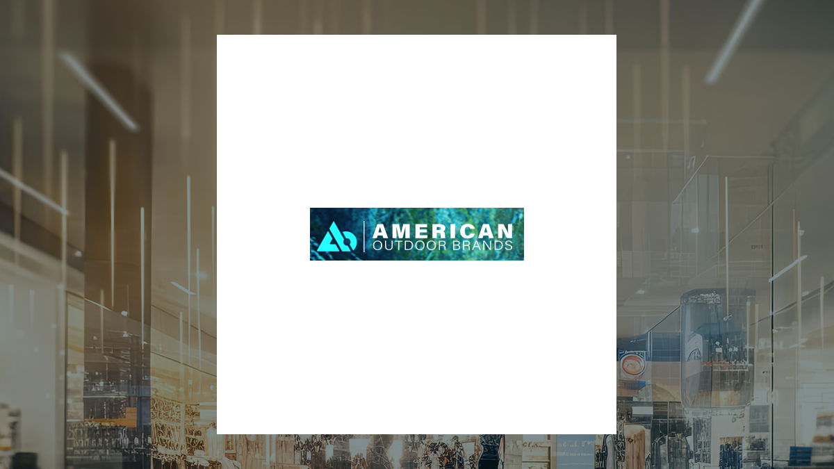 American Outdoor Brands logo with Consumer Discretionary background