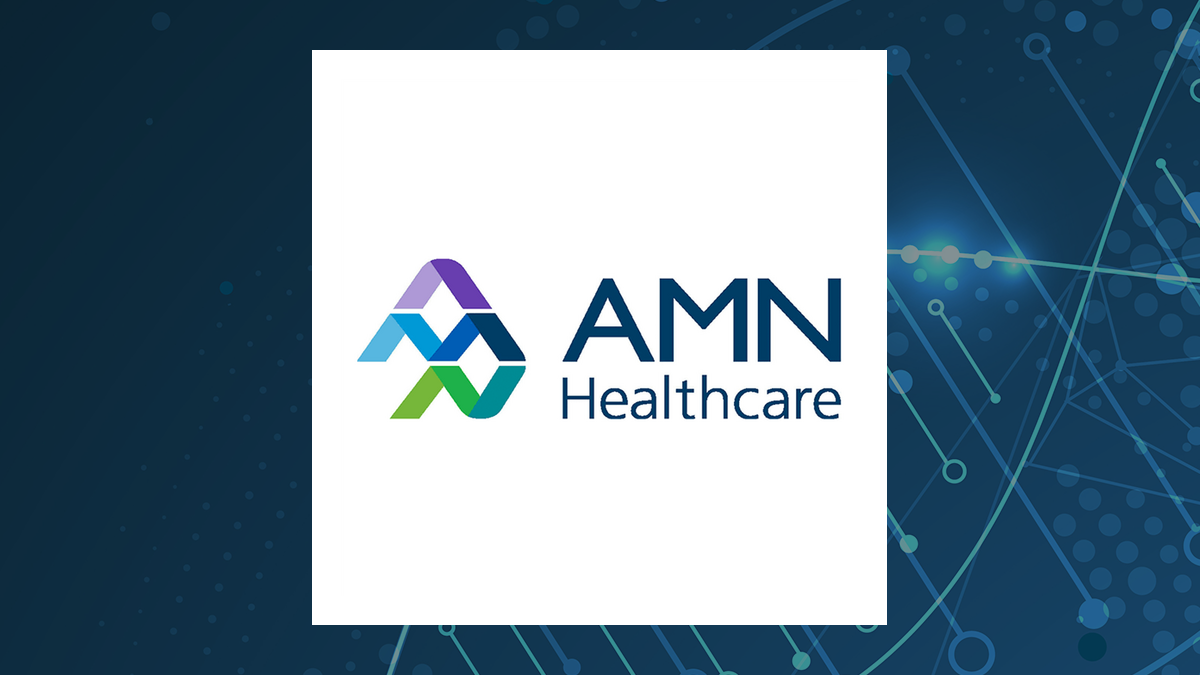AMN Healthcare Services logo with Medical background