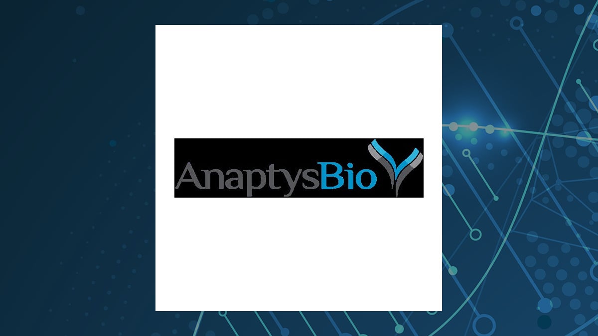 AnaptysBio logo with Medical background