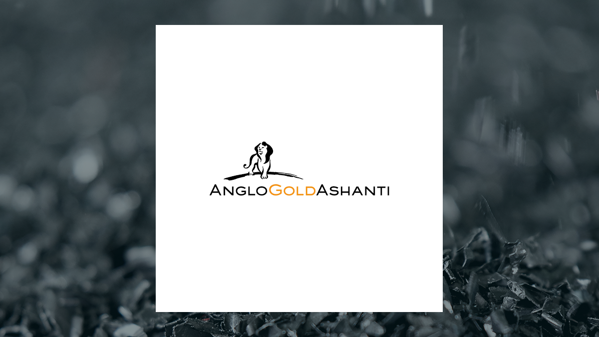 AngloGold Ashanti logo with Basic Materials background