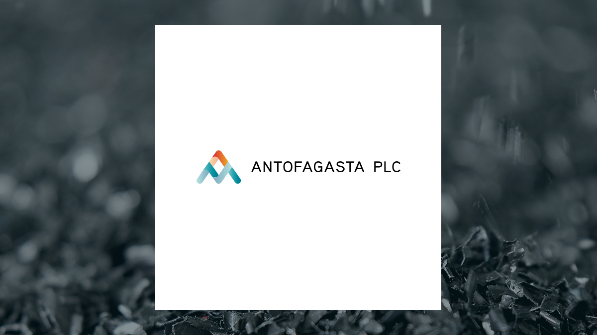Antofagasta logo with Basic Materials background
