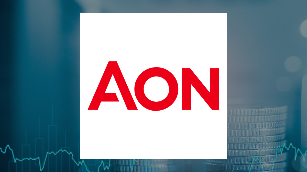 AON logo with Finance background