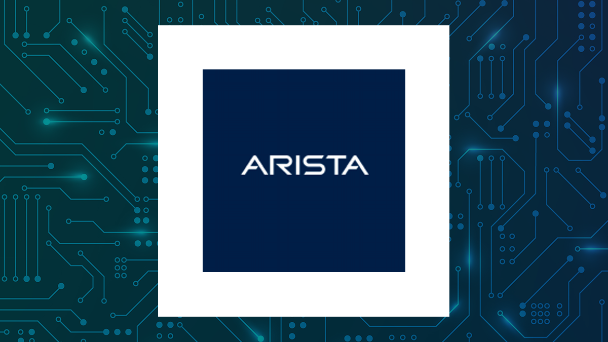 Arista Networks logo with Technology background