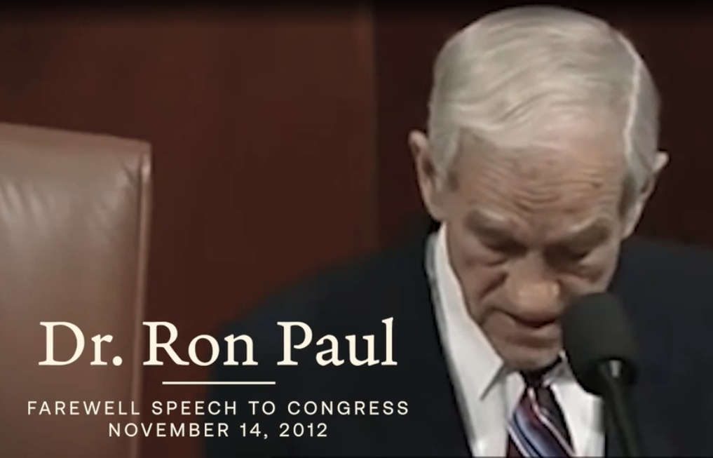 Dr. Ron Paul: ‘I Warned Congress. Now, I’m Warning You.’