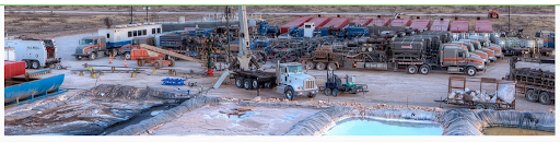 oil production crew in the field 