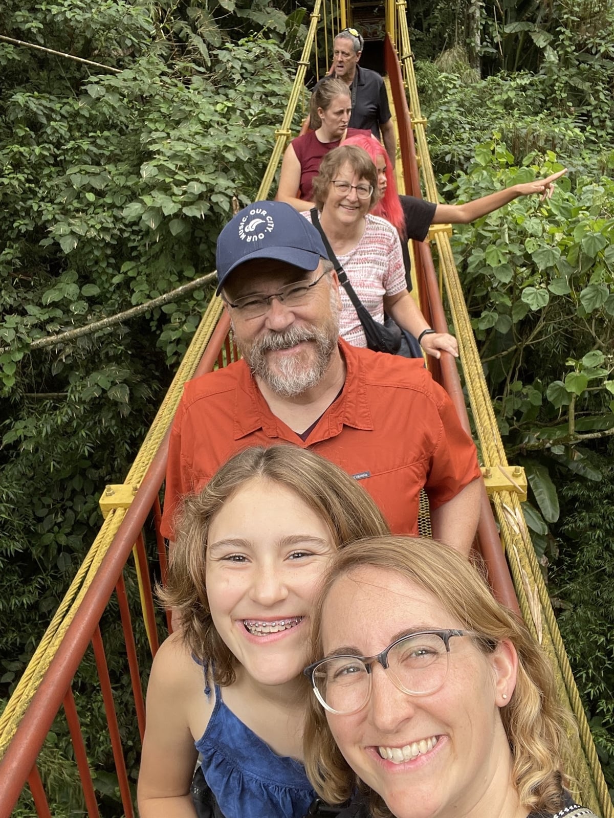 rebecca and family in bogota