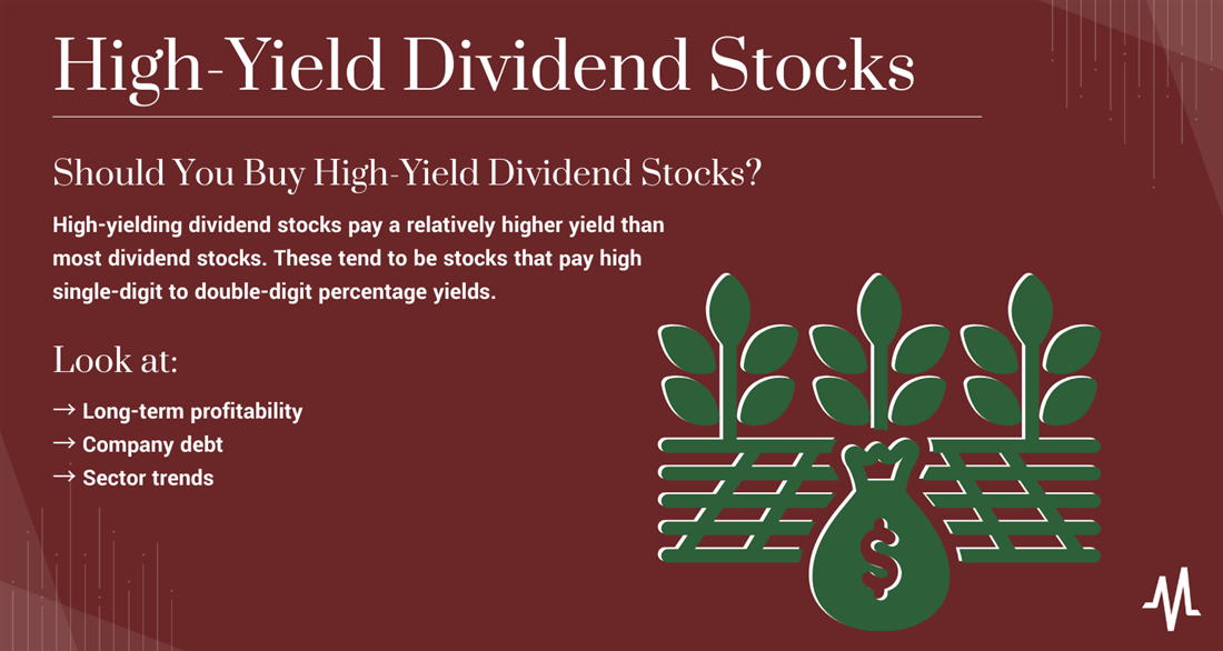 how to buy high yield dividend stocks