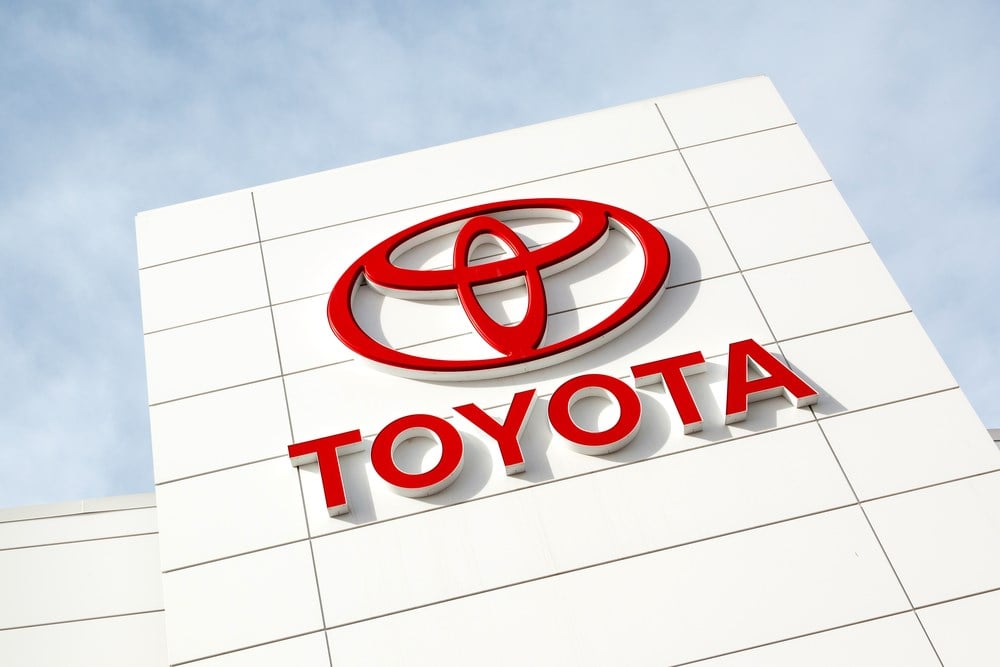 Toyota stock price