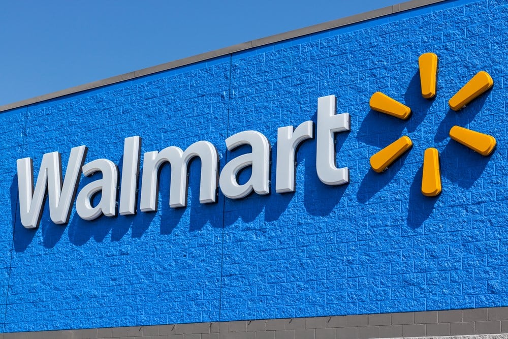 Walmart stock price 