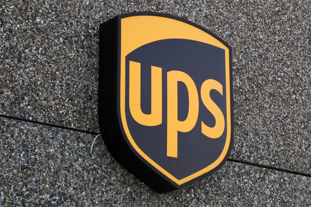 UPS stock price 