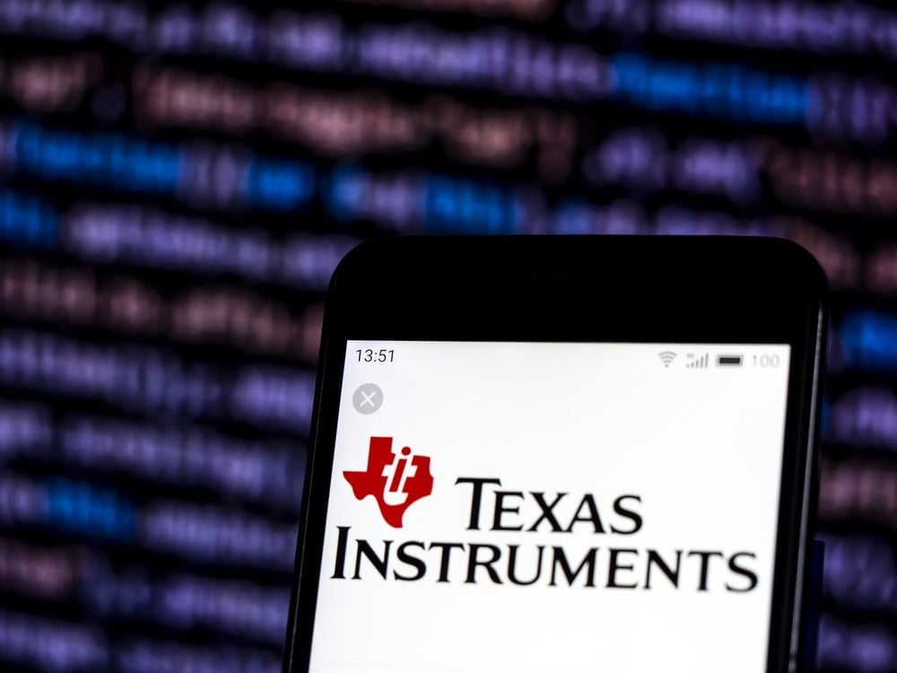 Texas Instruments stock price 