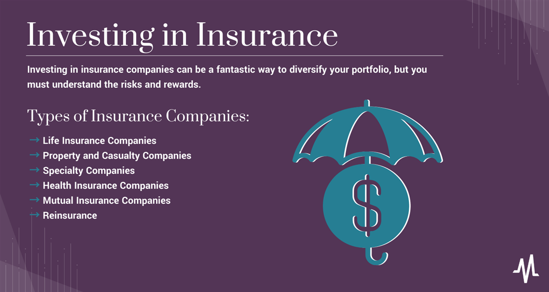Investing in insurance companies infographic on MarketBeat.