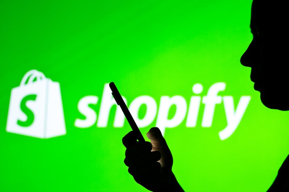 Shopify stock price 