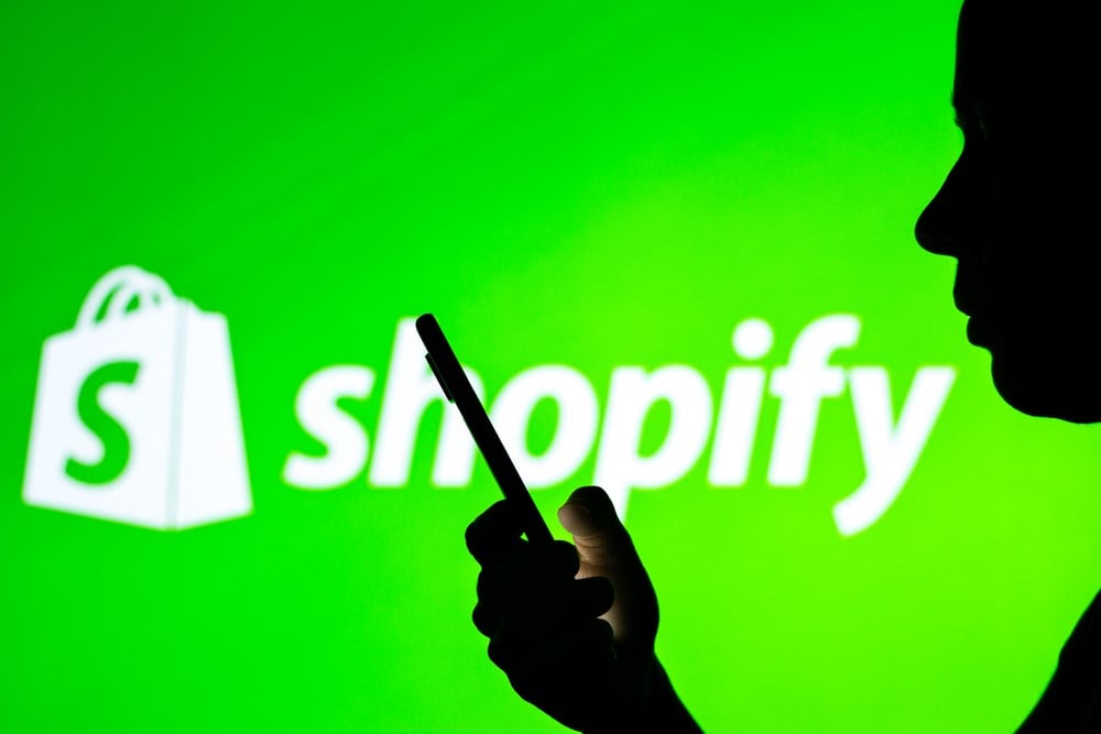 Shopify stock price 