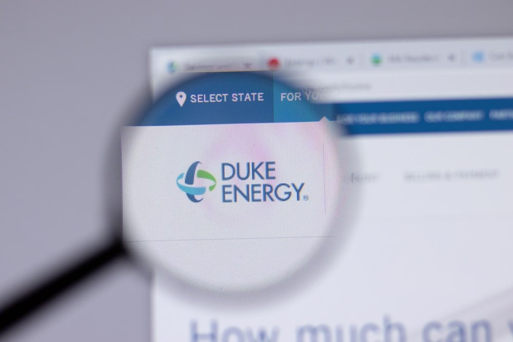 Duke Energy stock price 