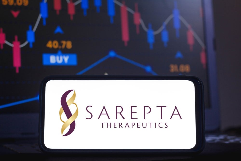 Sarepta Therapeutics stock price chart 