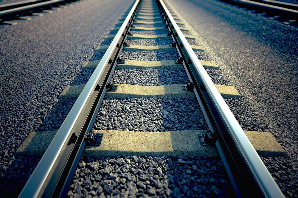 railroad track, stocks 