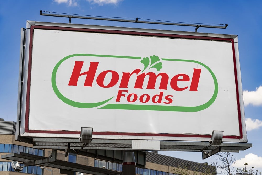 Hormel billboard; learn more: Is Hormel stock a good buy? 