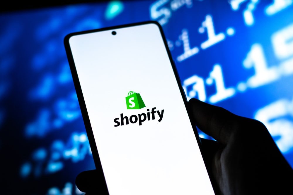 Shopify stock price 