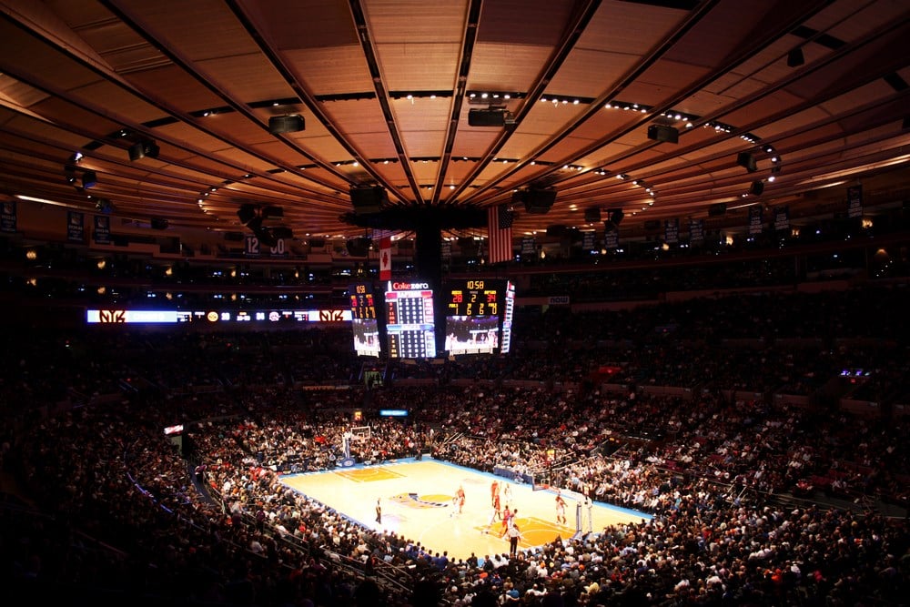 MSG Sports stock price Knicks game 