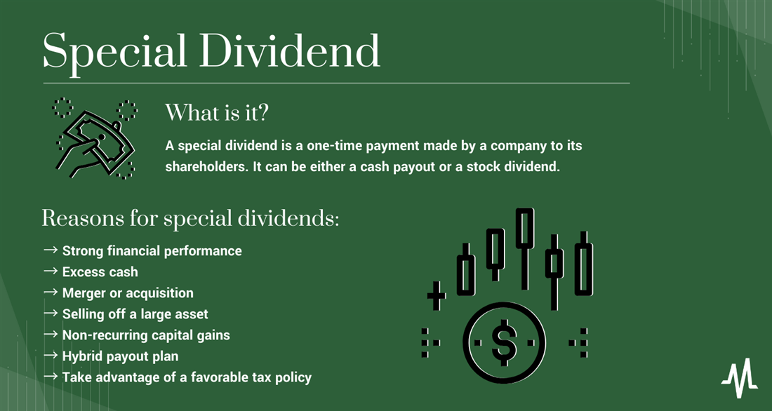 what is a special dividend infographic