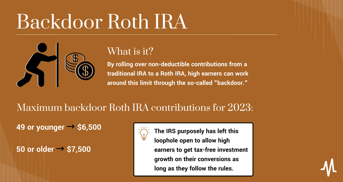 Backdoor IRA infographic