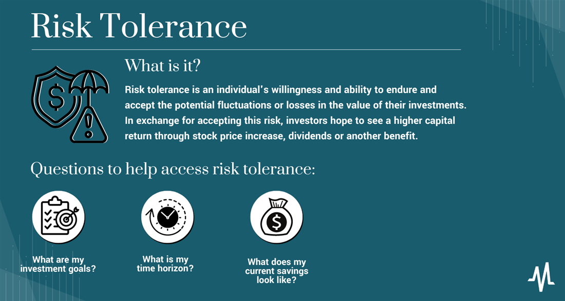 how to determine risk tolerance infographic