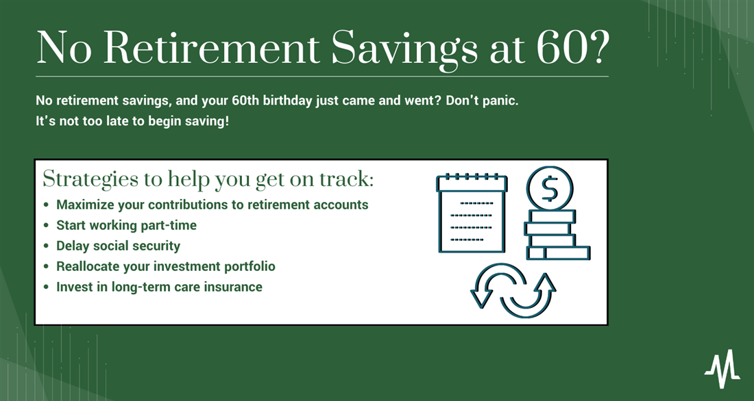 How to invest for retirement at age 60 infographic