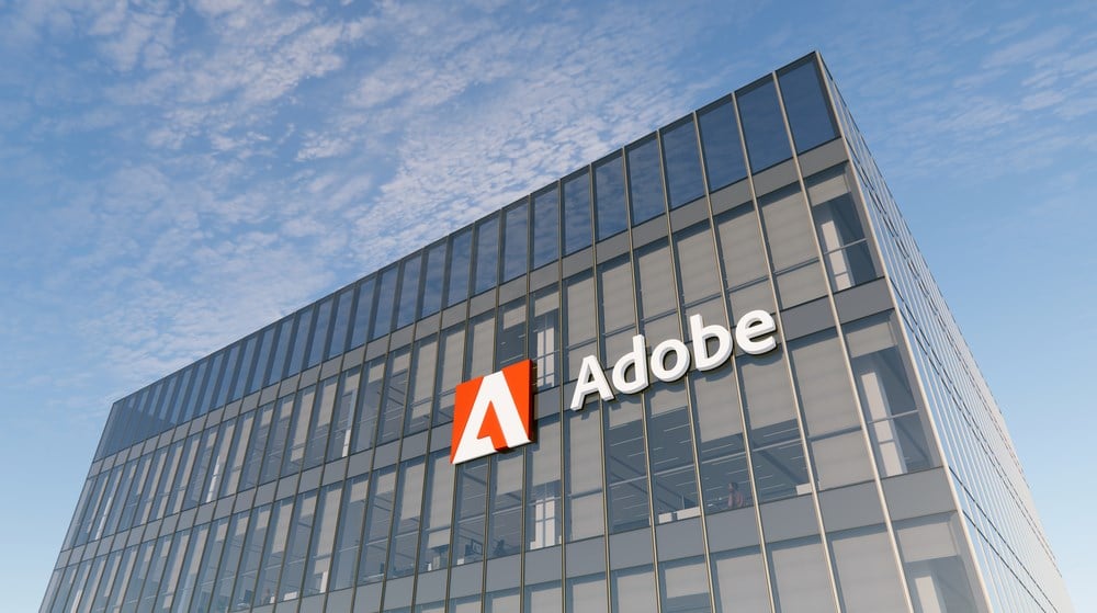 Adobe stock price