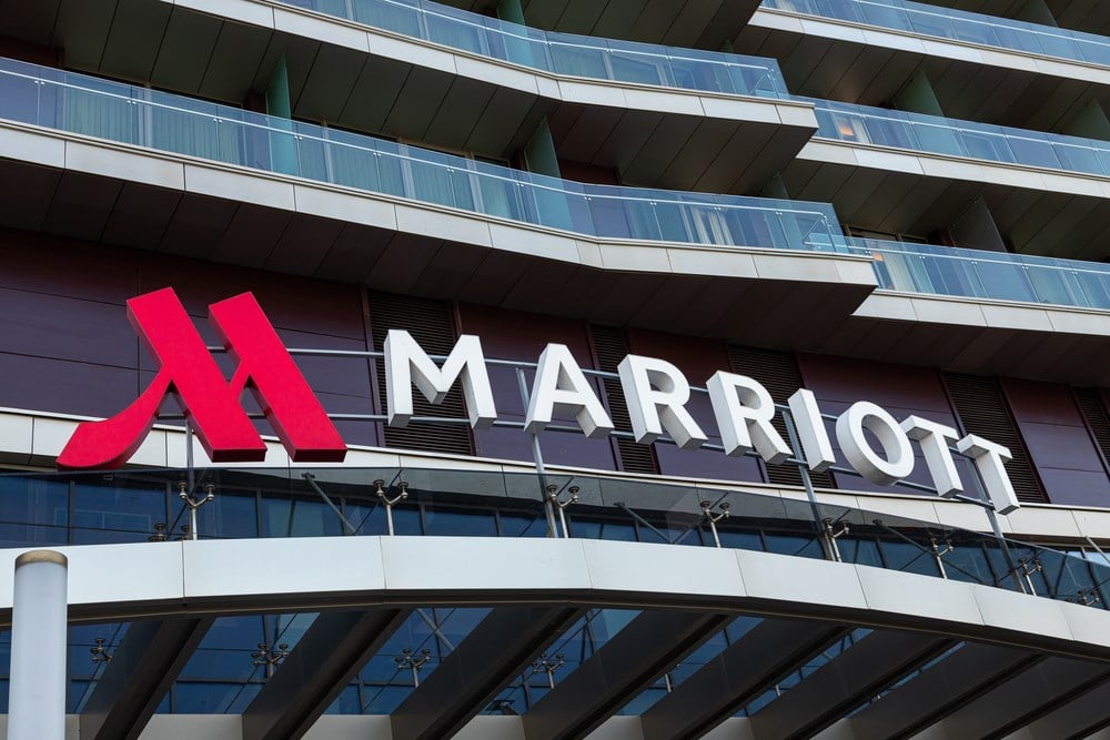 Marriot International stock price 