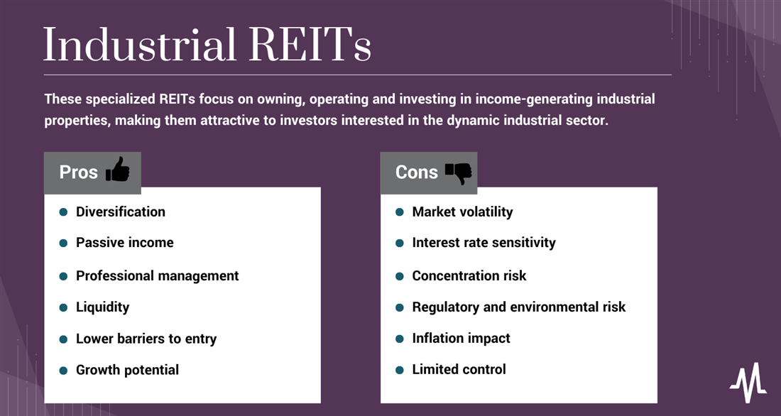 Best industrial REITs to buy now pros and cons list
