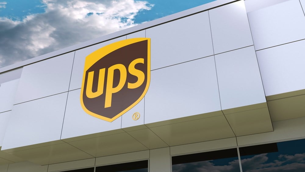 UPS stock price 