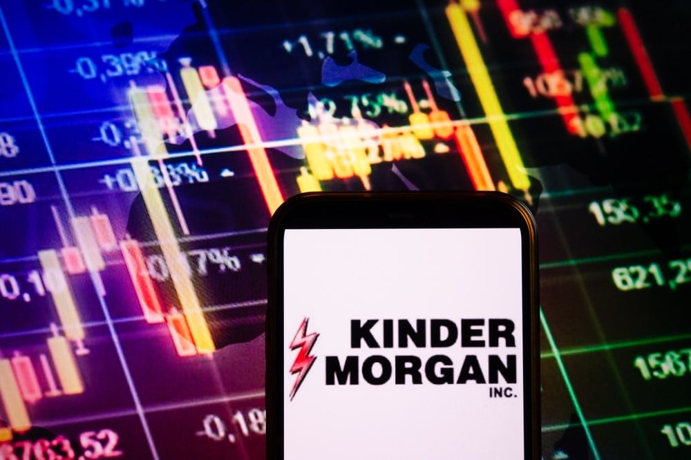 Kinder Morgan stock price 