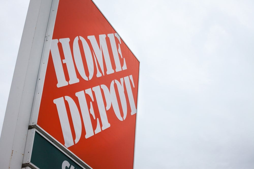 Home Depot stock price